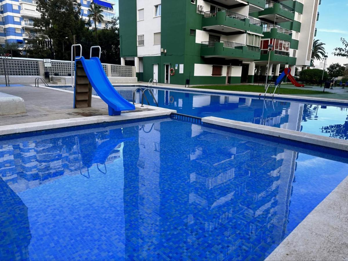 Piso A Pie De Playa Con Piscina Y Vistas Al Mar Apartamento Benicàssim Exterior foto
